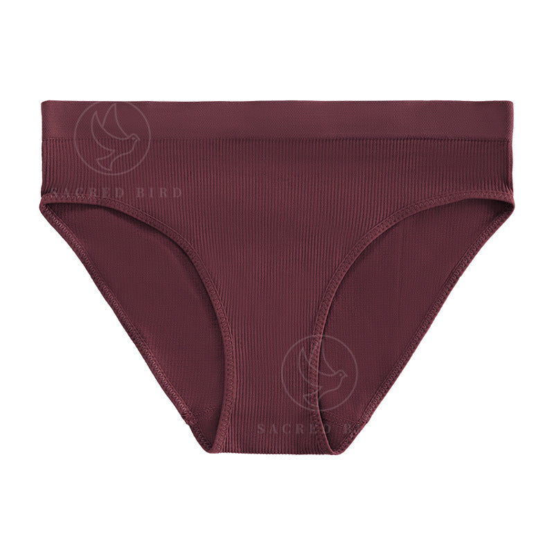 Seamless skin-friendly breathable purified cotton crotch low waist plus size sheath comfort thin sports briefs