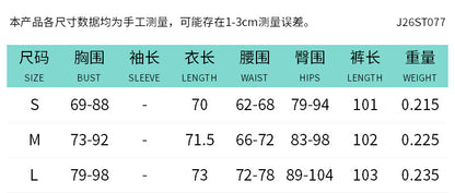 DZHT J26ST077 spring slim-fitting slimming printed jumpsuit stepping pants suit