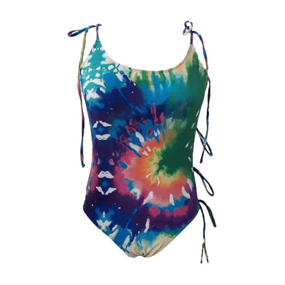LF (L-4XL) swimsuit women's one piece sexy plus size multicolor