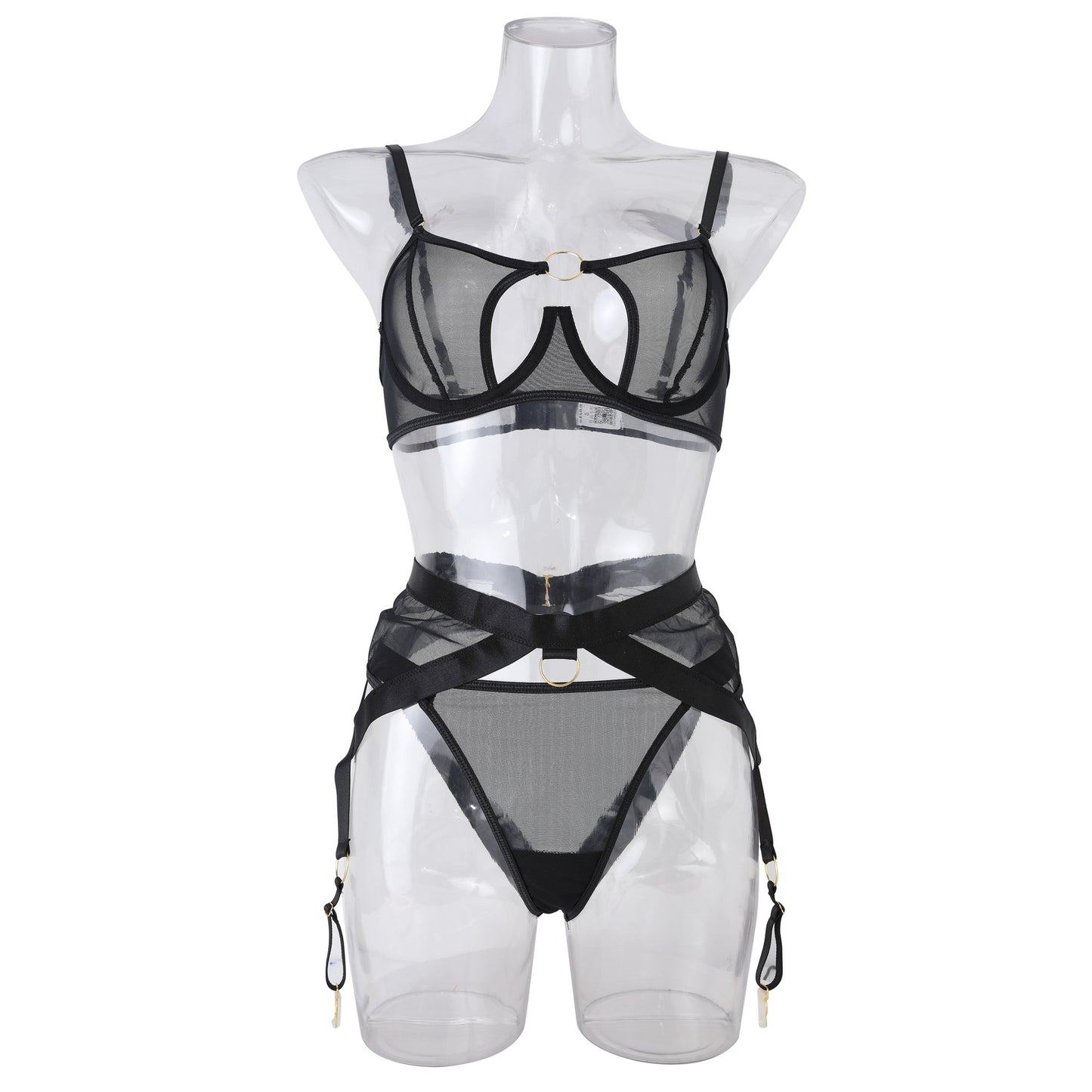 Mesh comfortable underwear set Garter sexy suit
