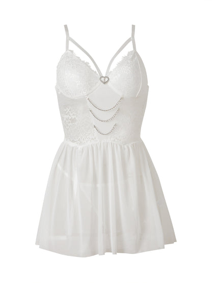 Sexy see-through seduction pajamas mesh jumpsuit sexy lingerie