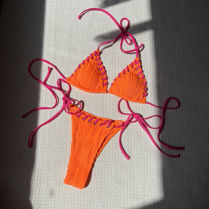 (4 days ready to ship) SY fresh sweet personality split swimsuit bikini