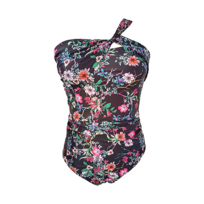 LF (L-4XL) swimsuit women's one piece sexy plus size floral