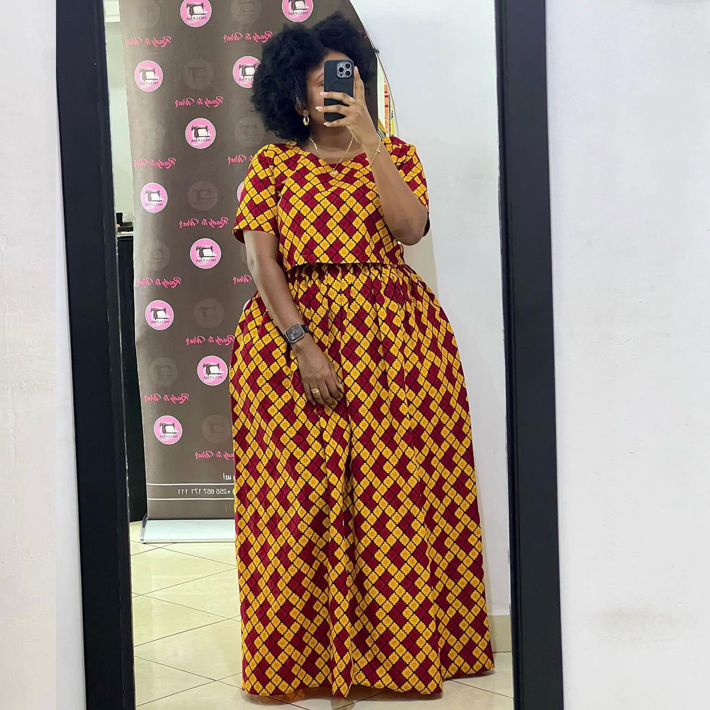 GY (S-3XL) S10710 printed loose wide leg loose loose trousers two-piece set