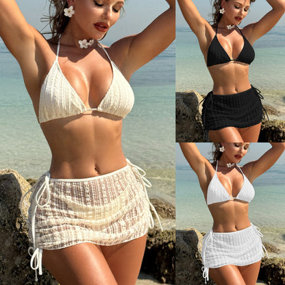 (4 days ready to ship) SY split bikini three-piece set