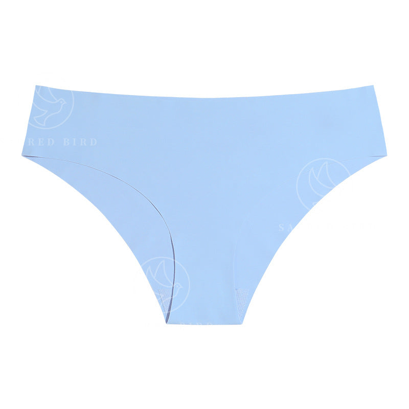 Seamless low waist plus size one piece pure cotton briefs quick-drying breathable purified cotton crotch
