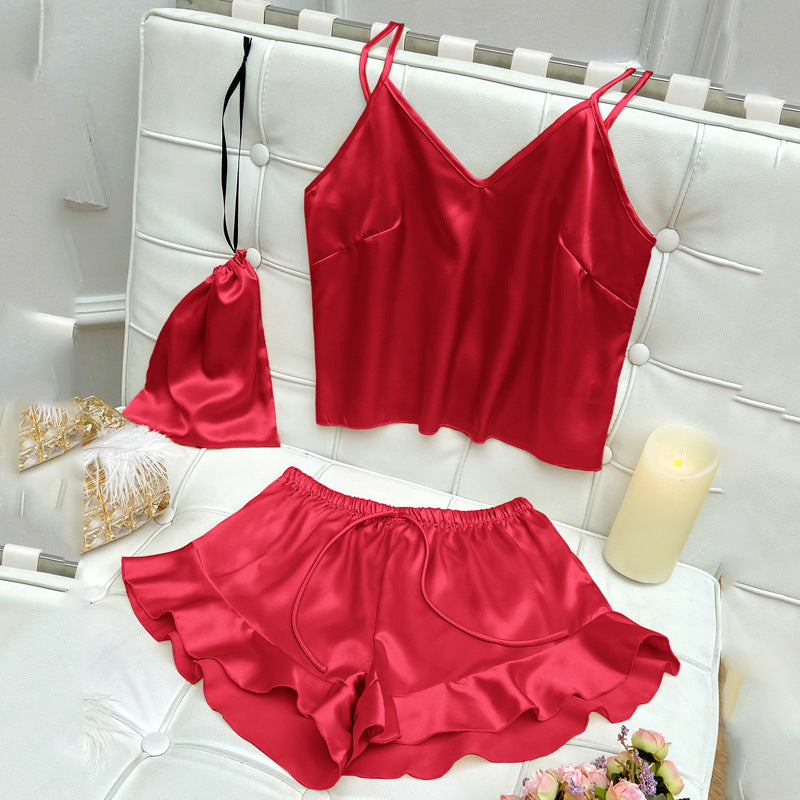 DNL camisole shorts shorts three-piece suit