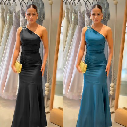 XYZ C7553 elegant tight fishtail dress