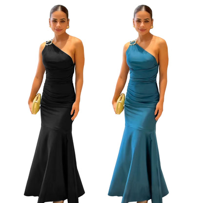 XYZ C7553 elegant tight fishtail dress