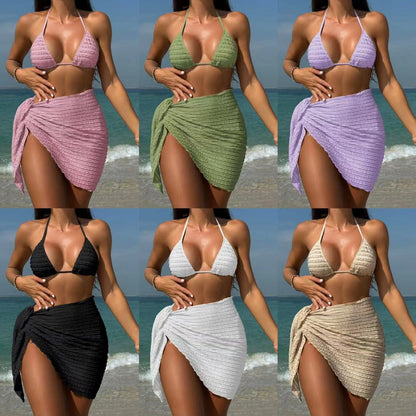 (4 days ready to ship) SY candy series special cloth swimsuit bikini three-piece bikini