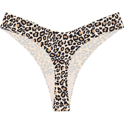 Printed sexy T-type invisible yoga seamless one-piece low waist fitness T-back