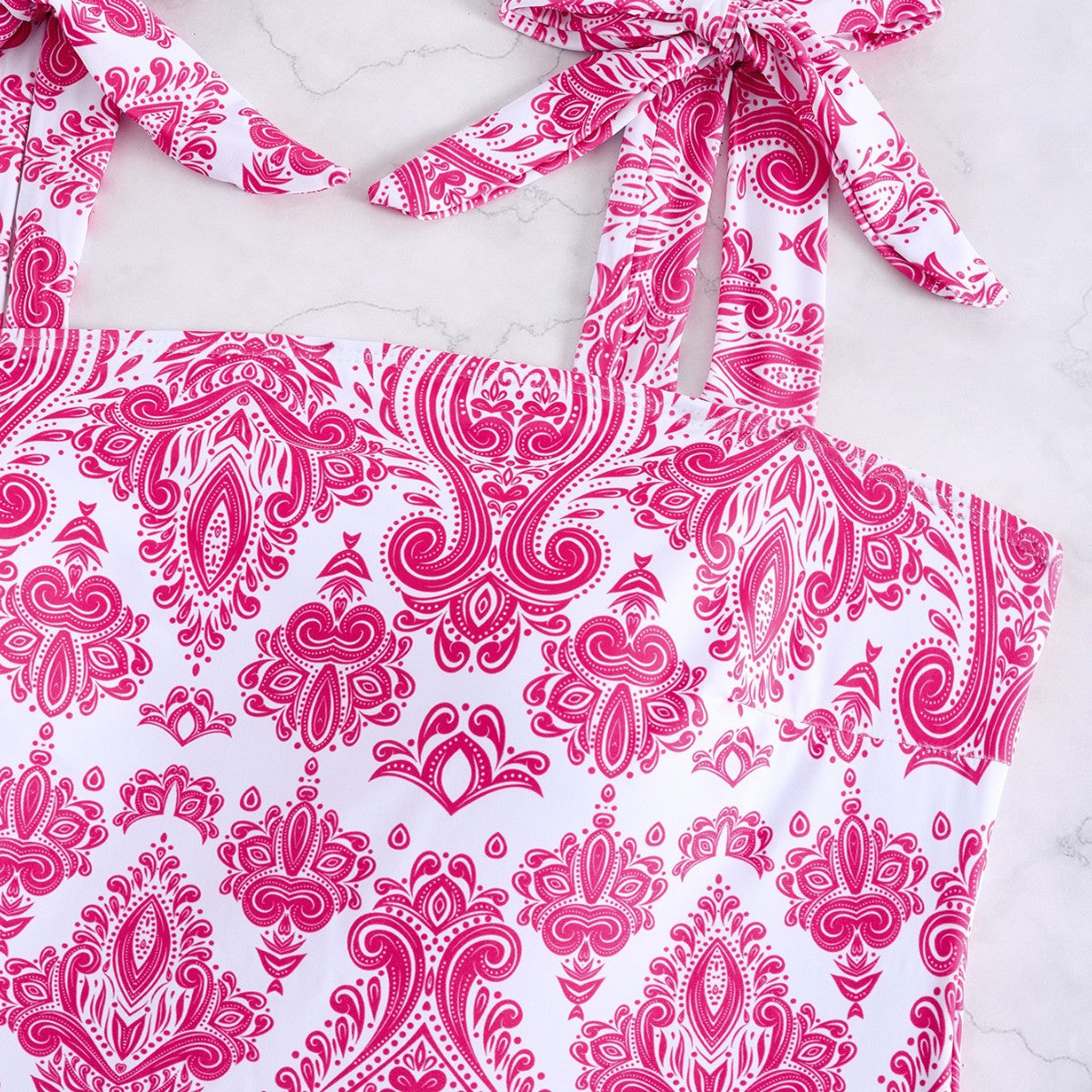 CL (L-4XL) plus size swimsuit blue and white porcelain printed one-piece bikini swimsuit direct supply