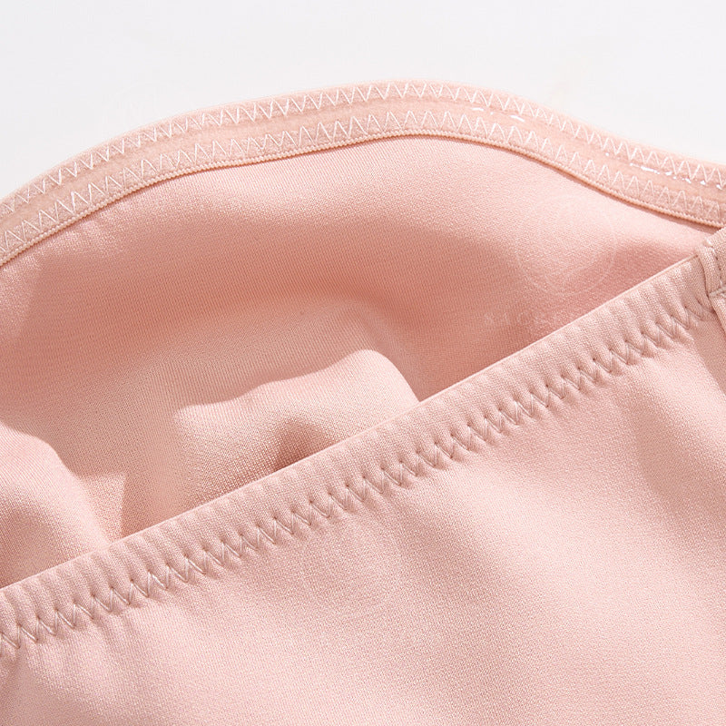 Front buckle shaping push up wireless bra thin back shaping breathable tube top underwear