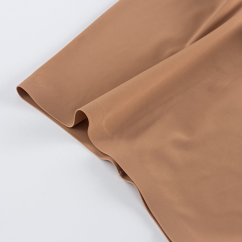Plus size traceless safety pants anti-exposure breathable bottoming underwear cotton crotch safety pants