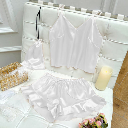 DNL camisole shorts shorts three-piece suit