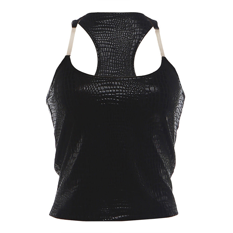 SXR K6L13740A summer off-the-shoulder slim vest