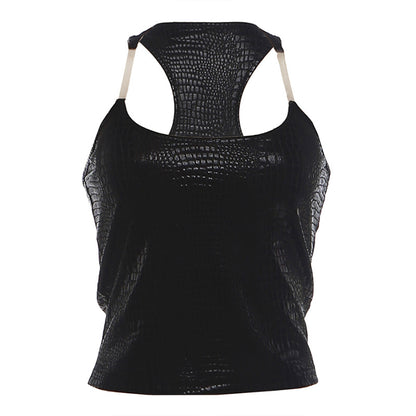 SXR K6L13740A summer off-the-shoulder slim vest