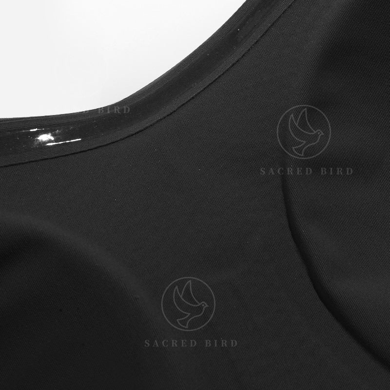 Double-sided open buckle chest cover small chest push up tube top non-slip anti-exposure large size without steel ring bra