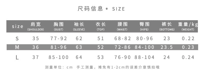 DLS summer contrast color printed long-sleeved top polka dot shorts suit