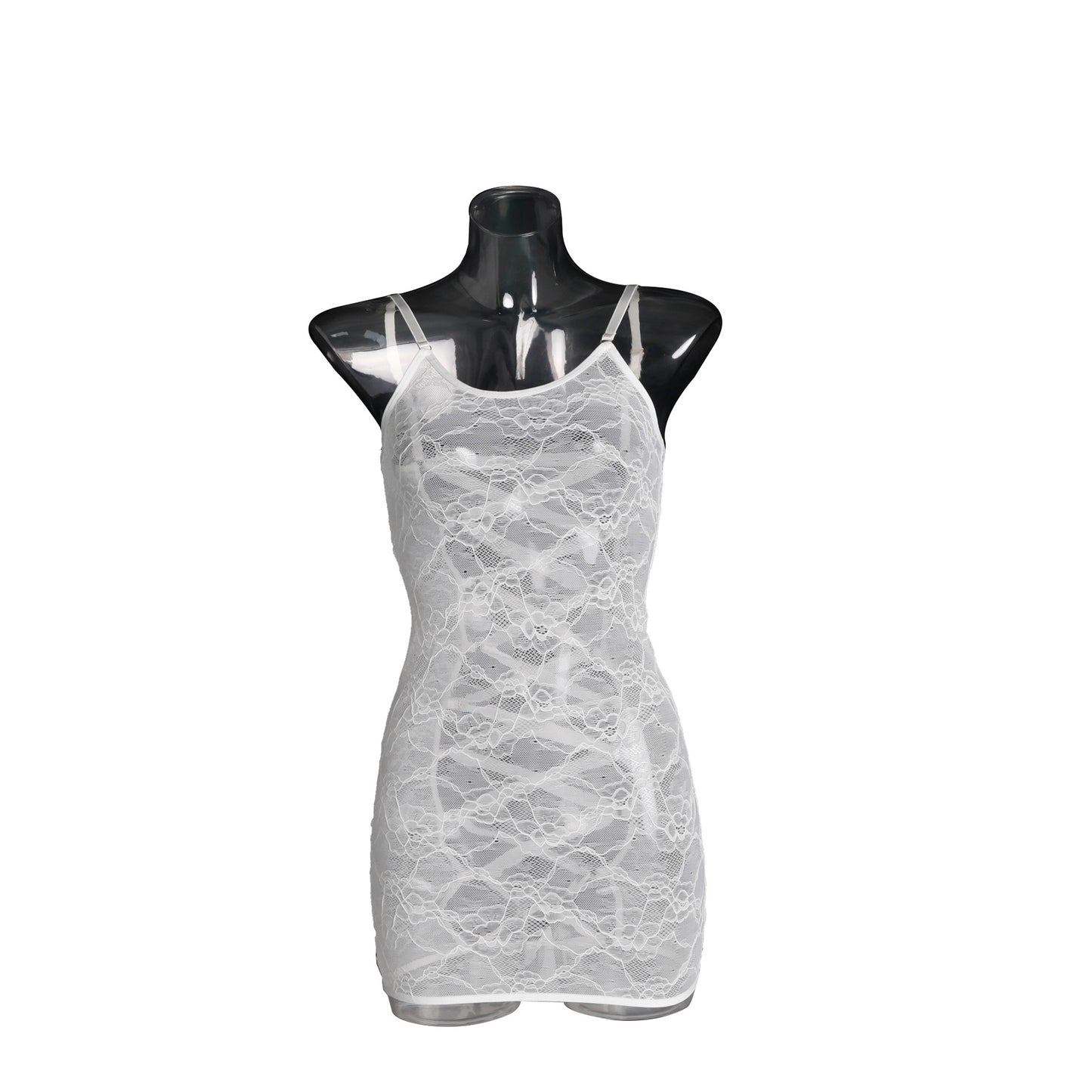 Lace sheath suspender skirt hollow sexy lingerie jumpsuit