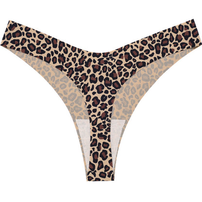 Printed sexy T-type invisible yoga seamless one-piece low waist fitness T-back