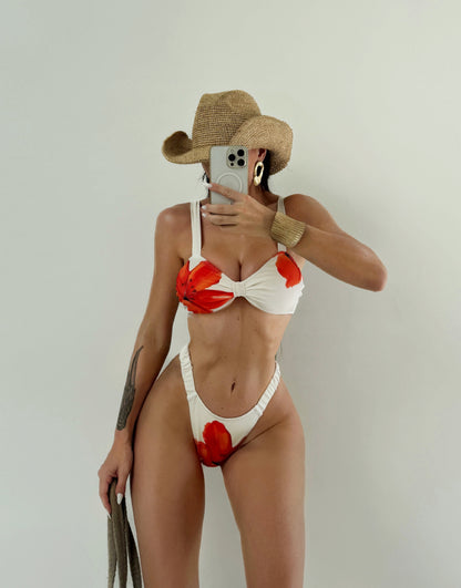(4 days ready to ship) SY 2026 polyester printed two-piece suit bikini
