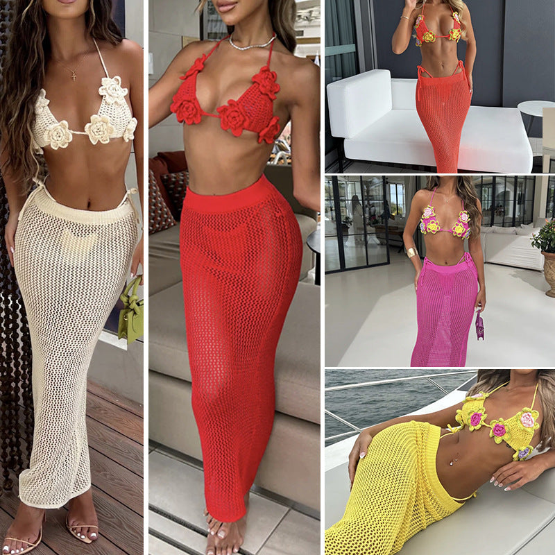 CYB sun protection sheath dress beach cover-up suit
