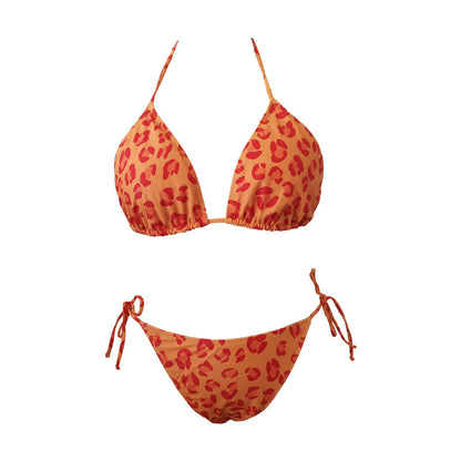 LF (L-4XL) 2026 swimsuit female split sexy plus size Orange