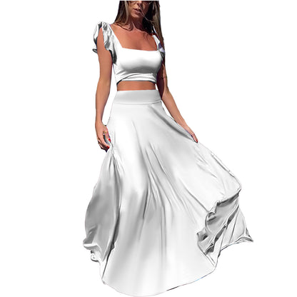 GY (S-2XL) K3513 lace dress two-piece set
