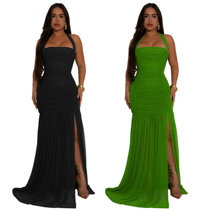 XYZ C7398 summer mesh split dress