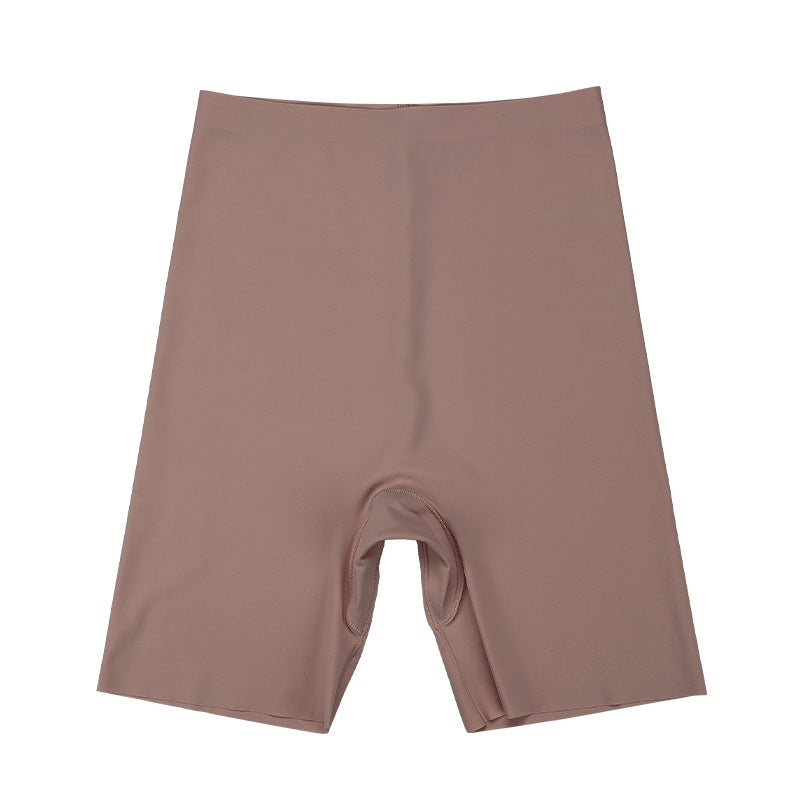 Seamless High waist hip-lift and belly shaping cotton crotch plus size underwear safety pants leggings anti-exposure sheath