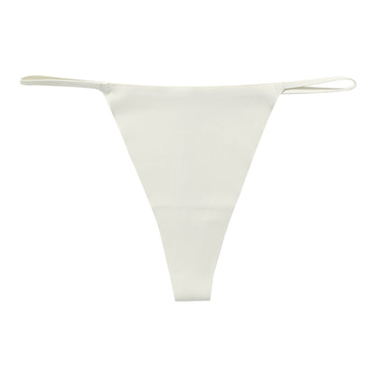Low waist T-shaped panties seamless Ice Silk plus size a rope underwear animal pattern sports quick-drying T-back