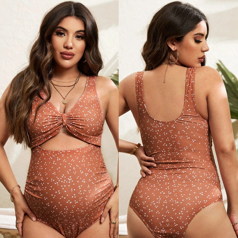 LF (S-2XL) swimwear for pregnant women one-piece floral variety