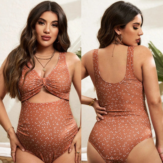 LF (S-2XL) swimwear for pregnant women one-piece floral variety