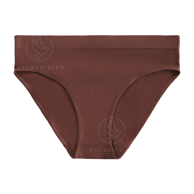 Seamless skin-friendly breathable purified cotton crotch low waist plus size sheath comfort thin sports briefs