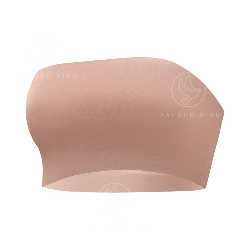 Traceless plus size anti-shedding less tube top off-shoulder tube top push up underwear