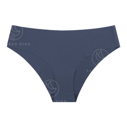 Seamless low waist plus size one piece pure cotton briefs quick-drying breathable purified cotton crotch