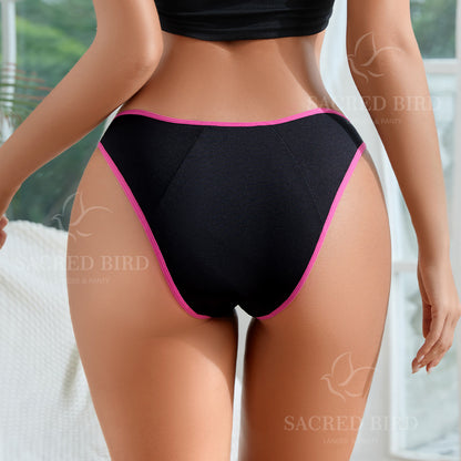Side open buckle 3-layer wave bottom leak-proof aunt menstrual period special underwear sanitary panty