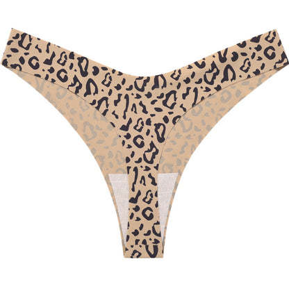 Printed sexy T-type invisible yoga seamless one-piece low waist fitness T-back